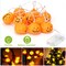 Eggracks by Global Phoenix Halloween String Lights 59IN Total Length Pumpkin LED Lamps